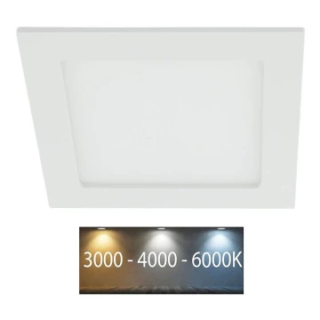 LED Iegremdējama vannas istabas lampa LED/12W/230V 3000/4000/6000K IP44