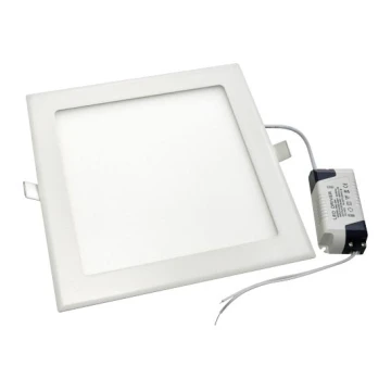 LED Iegremdējama vannas istabas lampa RIKI-V LED/18W/230V 225x225 mm IP40