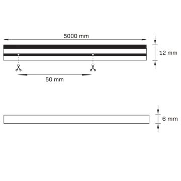 LED Josla NEON 5m LED/30W/24V zaļa IP65