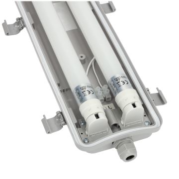 LED Lielas slodzes dienasgaismas lampa T8 2xG13/18W/230V 4000K IP65