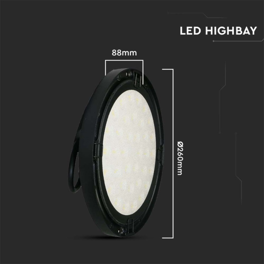 LED Lielas slodzes lampa High Bay LED/150W/230V IP65 6500K