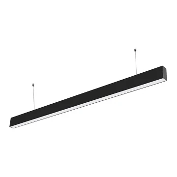 LED Lustra ar auklu SAMSUNG CHIP LED/40W/230V 6400K melna