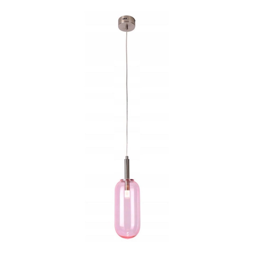 LED Lustra uz auklas FIUGGI LED/6W/230V rozā