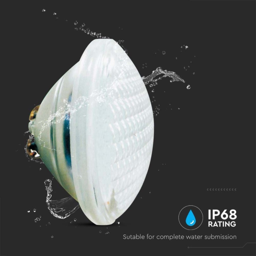LED Peldbaseina spuldze LED/35W/12V IP68 6500K