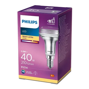 LED Prožektora spuldze Philips E14/2,8W/230V 2700K