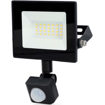 LED Prožektors ar sensoru LED/20W/230V 4000K IP44