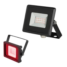 LED Prožektors LED/10W/230V IP65 sarkana gaisma