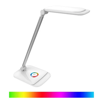 LED RGB Aptumšojama galda lampa ar skārienjūtīgu kontroli LED/18W/230V + USB