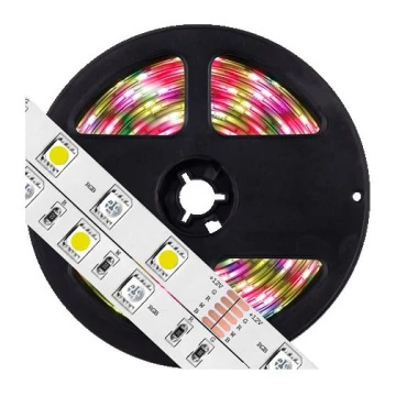 LED RGB Aptumšojama josla 5m LED/19W/12V IP65