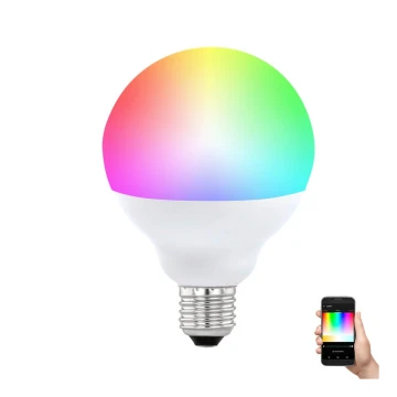 LED RGB Aptumšojama spuldze CONNECT E27/13W 2700 - 6500K - Eglo