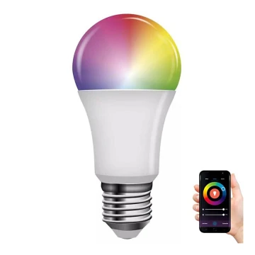 LED RGB Aptumšojama spuldze GoSmart A60 E27/9W/230V 2700-6500K Wi-Fi Tuya