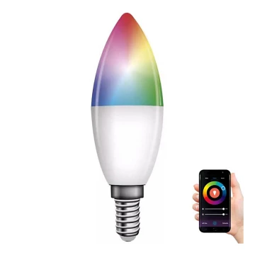 LED RGB Aptumšojama spuldze GoSmart E14/4,8W/230V 2700-6500K Tuya