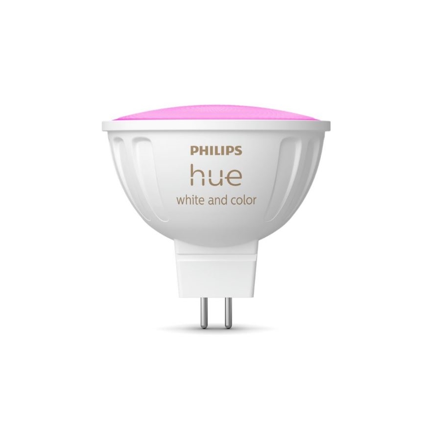 LED RGBW Aptumšojama spuldze Philips Hue White And Color Ambiance GU5,3/MR16/6,3W/12V 2000-6500K