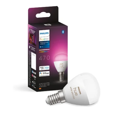 LED RGBW Aptumšojama spuldze Philips Hue White And Color Ambiance P45 E14/5,1W/230V 2000-6500K