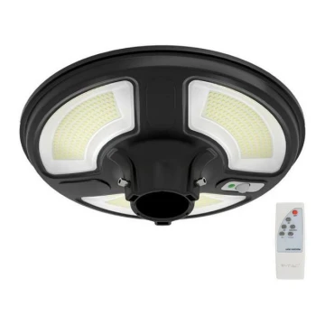 LED Saules enerģijas ielas lampa ar sensoru LED/10W/3,2V IP65 4000K + tālvadības pults