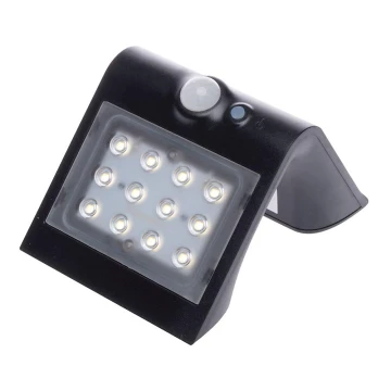 LED Saules enerģijas lampa ar kustības sensoru LED/1,5W/1200 mAh 3,7V IP65