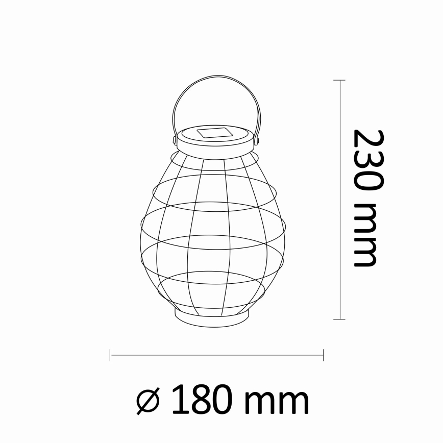 LED Saules enerģijas lampa KOGE 1,2V IP44