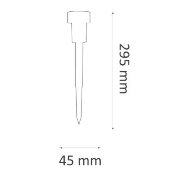 LED Saules enerģijas lampa STIK LED/1,2V IP44