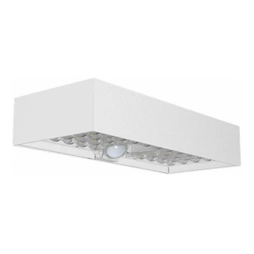 LED Saules enerģijas sienas lampa ar sensoru LED/6W/3,7V IP65 4000K balta