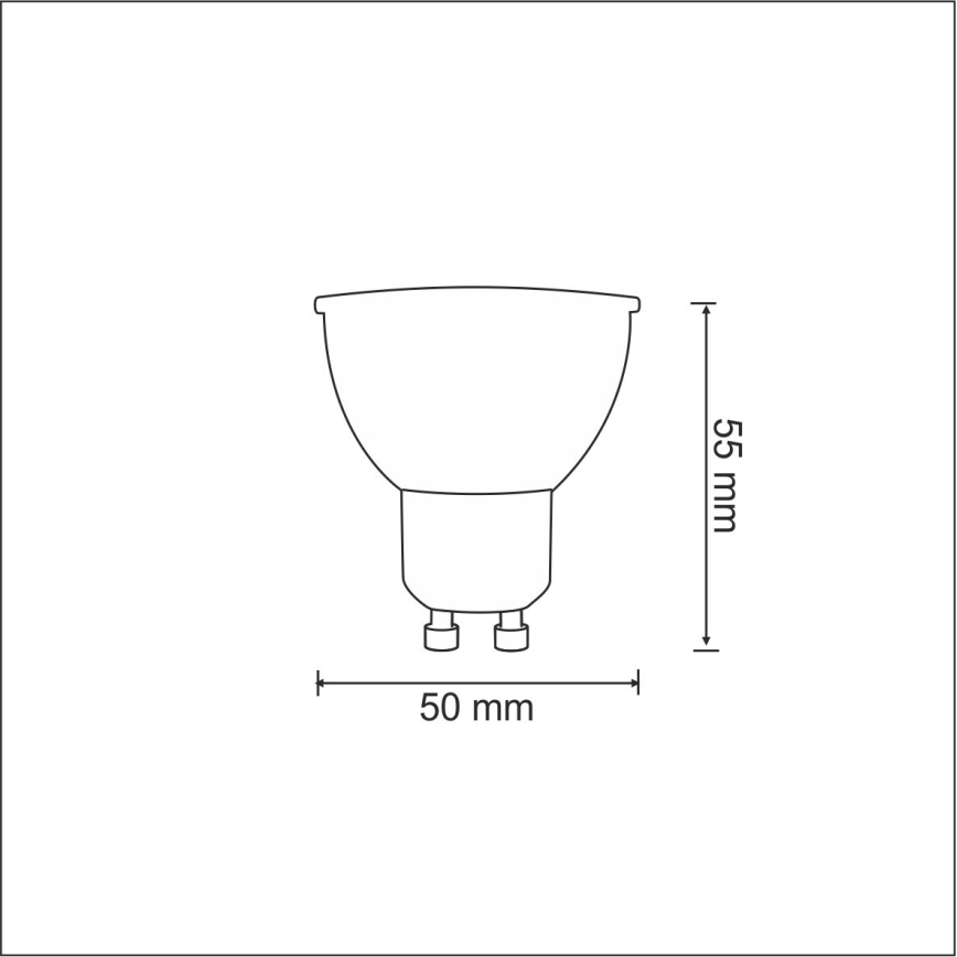 LED spuldze 1xGU10/3.5W/230V