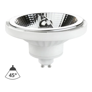 LED Spuldze AR111 GU10/12W/230V 6000K 45° balta