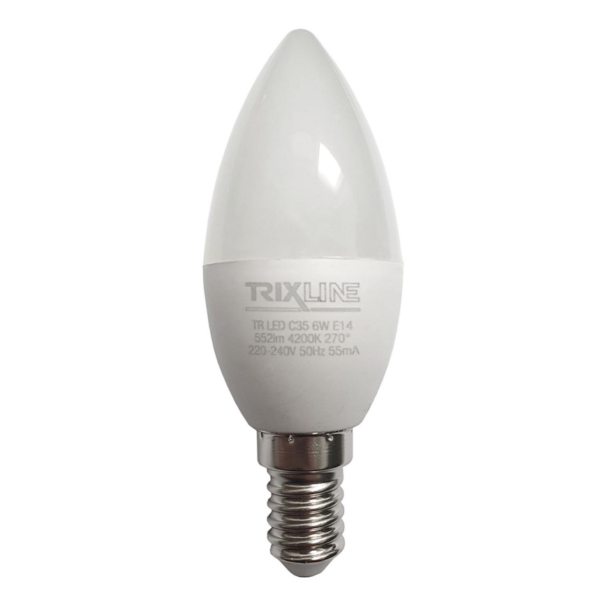 LED Spuldze C35 E14/6W/230V 4200K