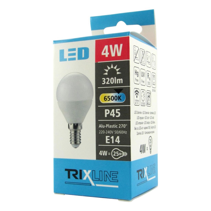 LED spuldze E14/4W/230V 6500K