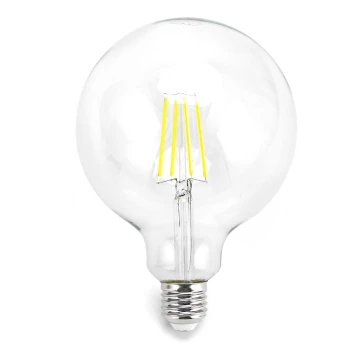 LED Spuldze FILAMENT G125 E27/6W/230V 6500K - Aigostar