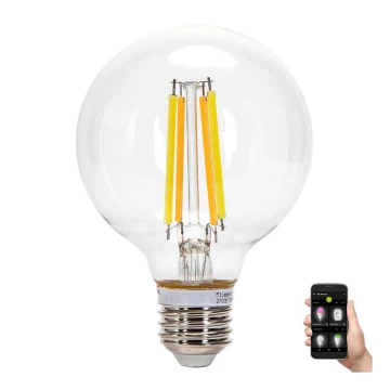 LED Spuldze FILAMENT G80 E27/6W/230V 2700-6500K - Aigostar