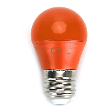 LED Spuldze G45 E27/4W/230V oranža - Aigostar