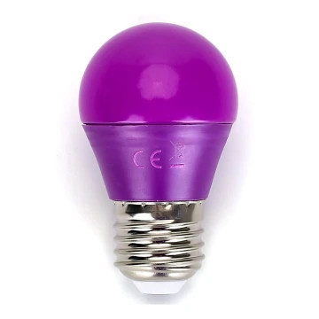 LED Spuldze G45 E27/4W/230V violeta - Aigostar