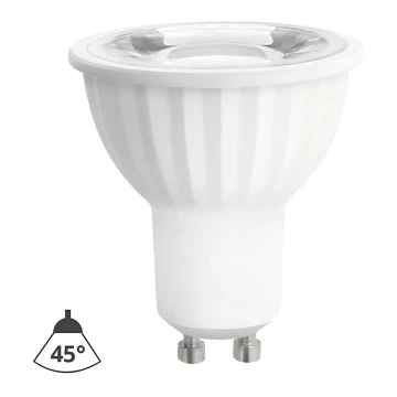 LED Spuldze GU10/6W/230V 4000K 45° balta