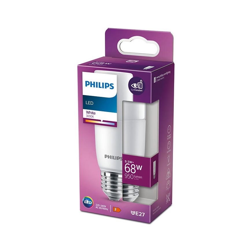 LED Spuldze Philips E27/9,5W/230V 3000K