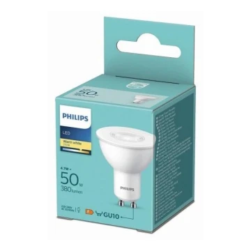 LED Spuldze Philips GU10/4,7W/230V 2700K