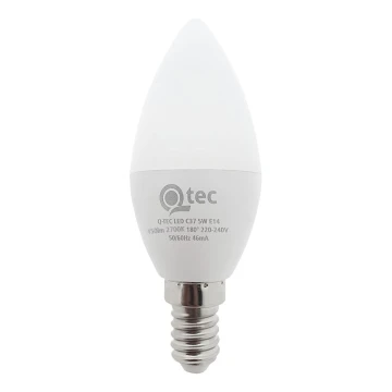 LED Spuldze Qtec C35 E14/5W/230V 2700K