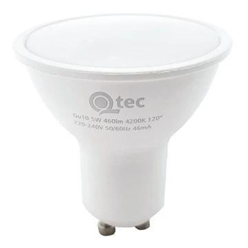 LED Spuldze Qtec GU10/5W/230V 4200K