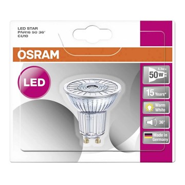 LED Spuldze STAR GU10/4,3W/230V 2700K - Osram