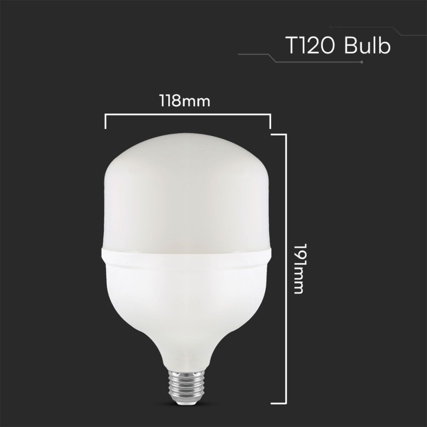 LED Spuldze T120 E40 E27/40W/230V 6500K