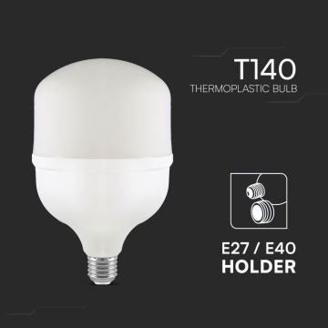 LED Spuldze T140 E40 E27/50W/230V 6500K