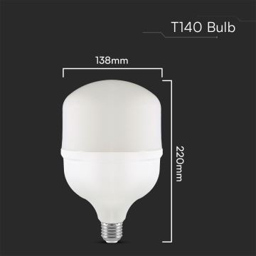 LED Spuldze T140 E40 E27/50W/230V 6500K