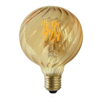 LED Spuldze VINTAGE AMBER G95 E27/4W/230V 2700K