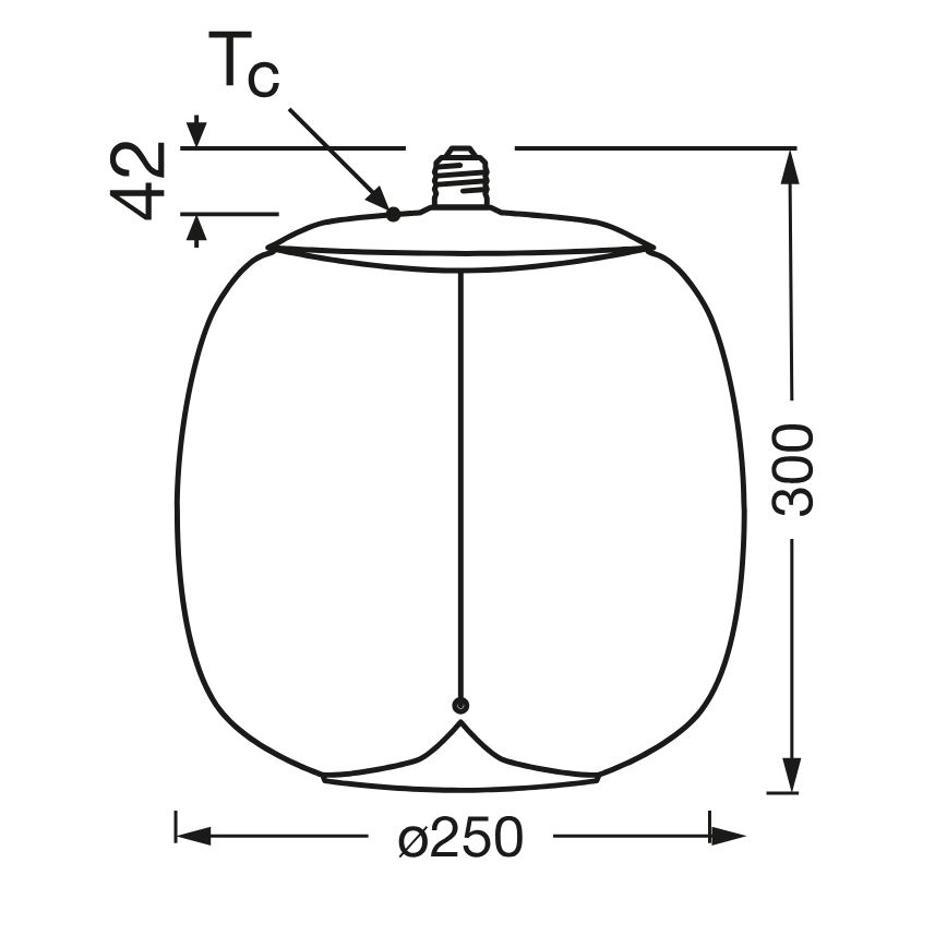 LED Spuldze VINTAGE FILAMENT E27/4W/230V 2700K tonēta - Osram