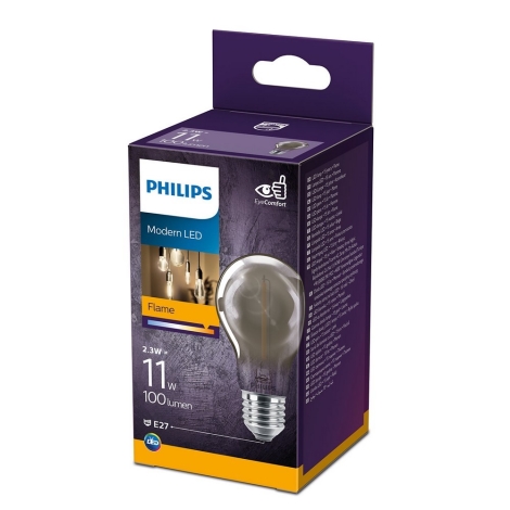 LED Spuldze VINTAGE Philips A60 E27/2.3W/230V 1,800K