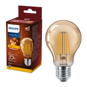 LED Spuldze VINTAGE Philips A60 E27/4W/230V 2500K