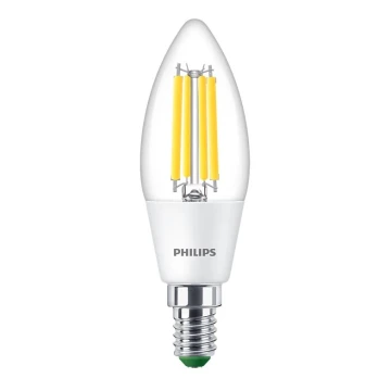 LED Spuldze VINTAGE Philips B35 E14/2,3W/230V 4000K