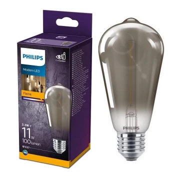 LED Spuldze VINTAGE Philips ST64 E27/2.3W/230V 1,800K