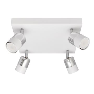 LED Starmetis TUBSSON 4xGU10/6,5W/230V balta/spīdīgi hromēts