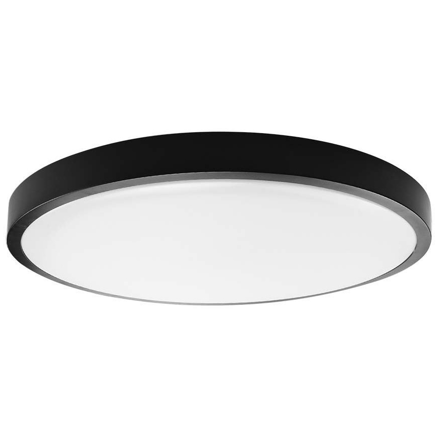 LED Vannas istabas griestu lampa LED/18W/230V IP44 6500K d. 25 cm melna