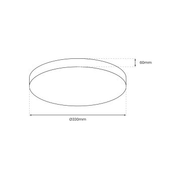 LED vannas istabas griestu lampa MAYA LED/15W/230V IP44 zelta