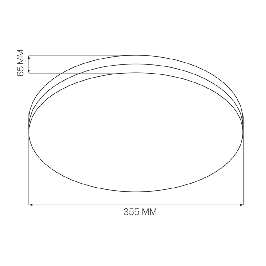 LED vannas istabas griestu lampa MOON LED/18W/230V hroms IP44